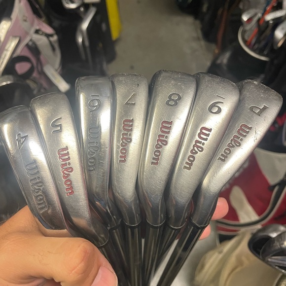 Wilson iron set 7 Pc Fat shaft in right Handed - Picture 2 of 11